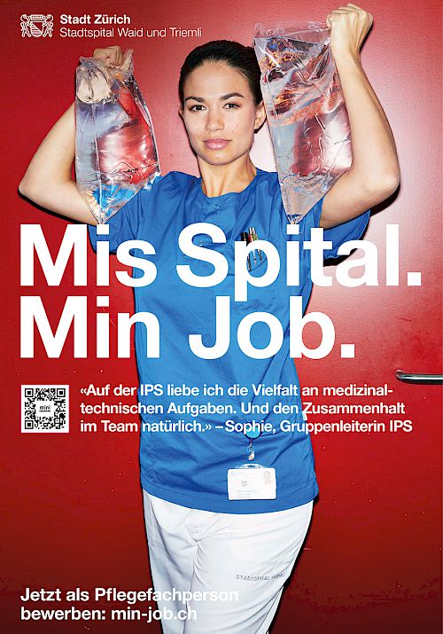 Stadtspital Waid & Triemli Plakatkampagne – Dan Cermak Photography